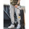 EMMIOL Pantalones cargo tipo jogger con bolsillo de parche para hombre