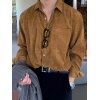 EMMIOL Men's Classic Corduroy Long Sleeve Shirt