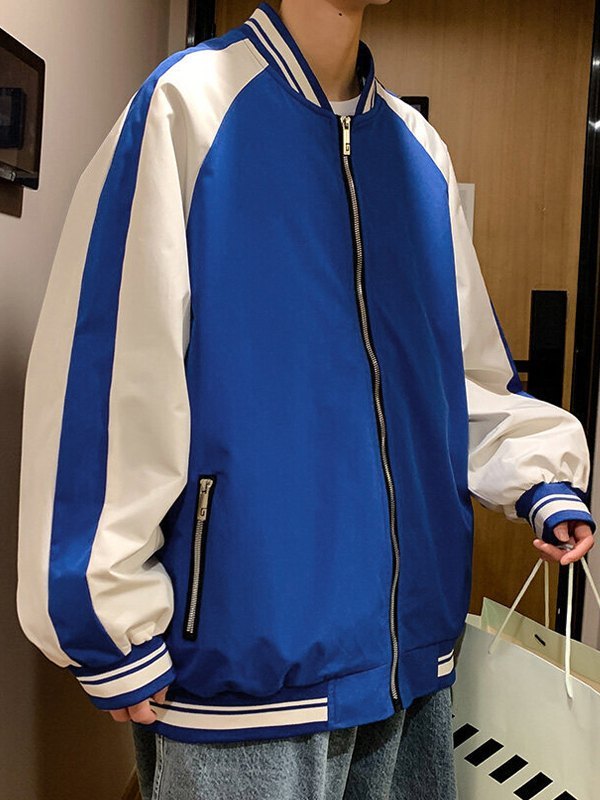EMMIOL College-Jacke mit Buchstaben-Grafik für Herren