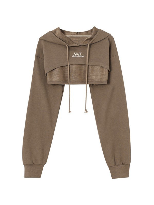 EMMIOL Sudadera con capucha y logo bordado