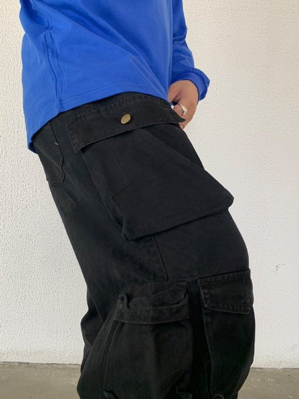EMMIOL Men's Multi Pockets Loose Cargo Pants