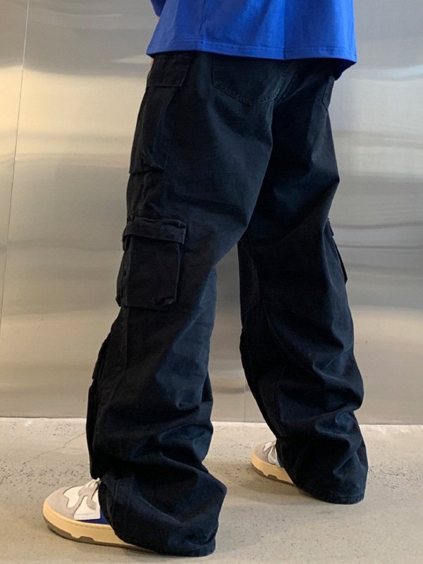 EMMIOL Men's Multi Pockets Loose Cargo Pants