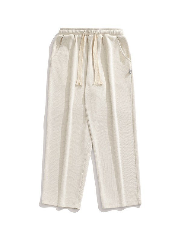 EMMIOL Pantaloni casual larghi da uomo in ciniglia