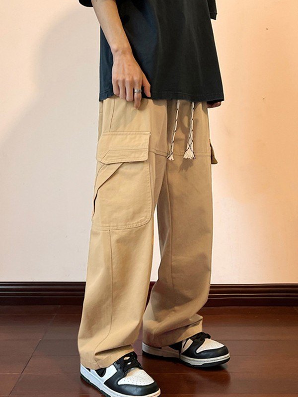 EMMIOL Lose Cargohose aus Baumwolle für Herren