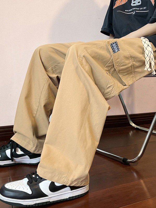 EMMIOL Lose Cargohose aus Baumwolle für Herren