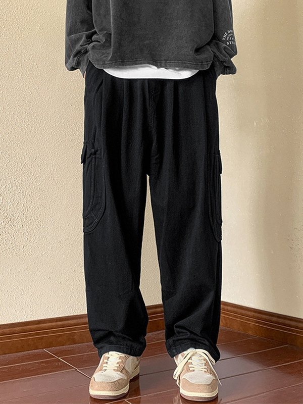 EMMIOL Lässige Cargohose aus Baumwolle für Herren