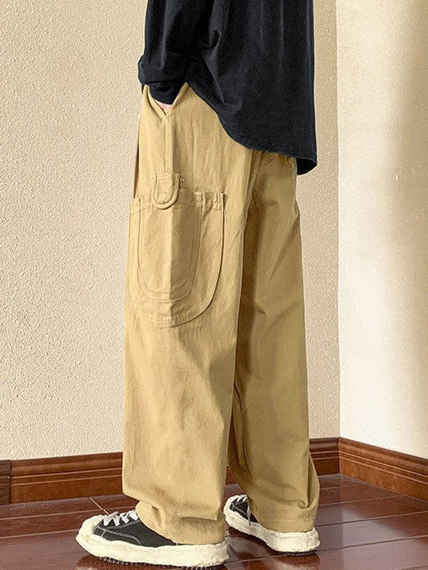 EMMIOL Men's Cotton Loose Casual Cargo Pants