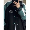 EMMIOL Men's Color Block Varsity Jacket