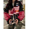 EMMIOL Logo Graphic Vintage Moto Varsity Jacket