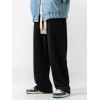 EMMIOL Pantaloni casual larghi da uomo in ciniglia