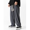 EMMIOL Pantaloni casual larghi da uomo in ciniglia