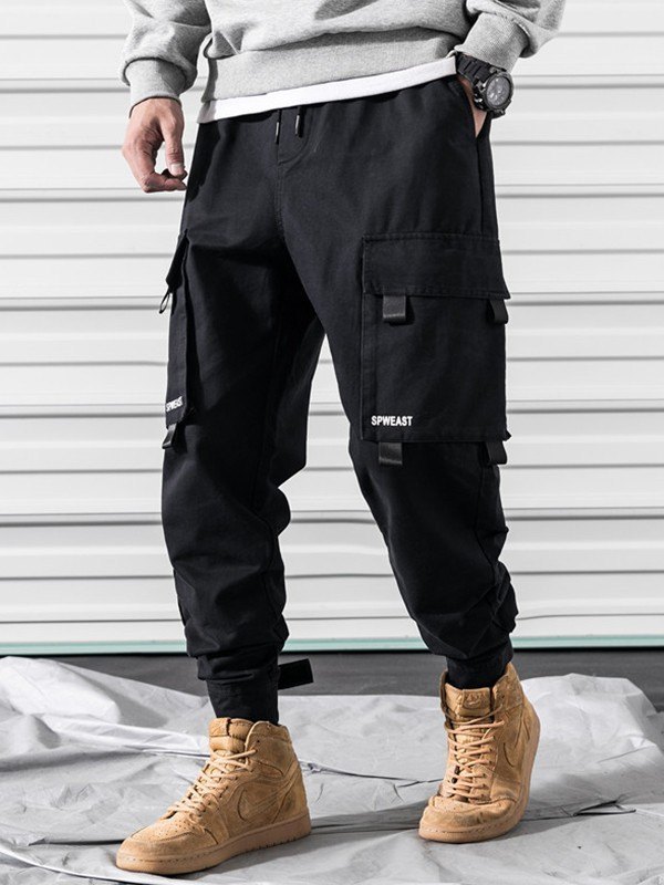 EMMIOL Jogger-Cargohose aus Baumwolle für Herren