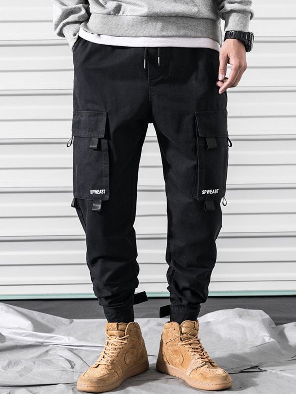 EMMIOL Jogger-Cargohose aus Baumwolle für Herren