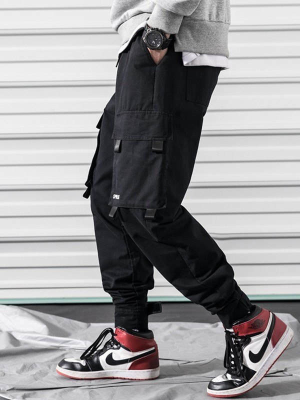 EMMIOL Jogger-Cargohose aus Baumwolle für Herren