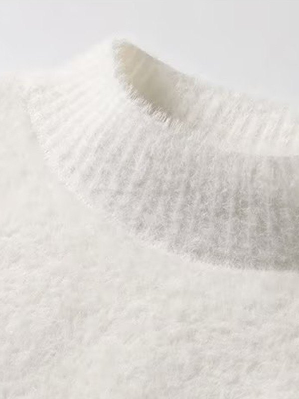 EMMIOL Suéter de punto difuso con degradado navideño para hombre