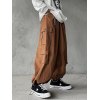 EMMIOL Pantalones cargo sueltos con bolsillo funcional para hombre