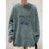 EMMIOL Jersey de hombre en jacquard de montaña