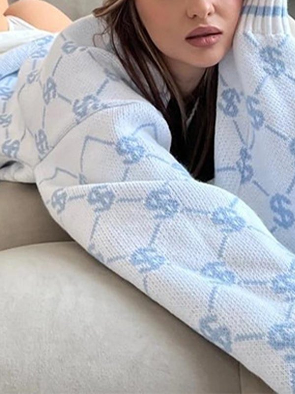 EMMIOL Jersey oversize con monograma