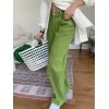 EMMIOL Vintage grüne Cordhose mit geradem Bein