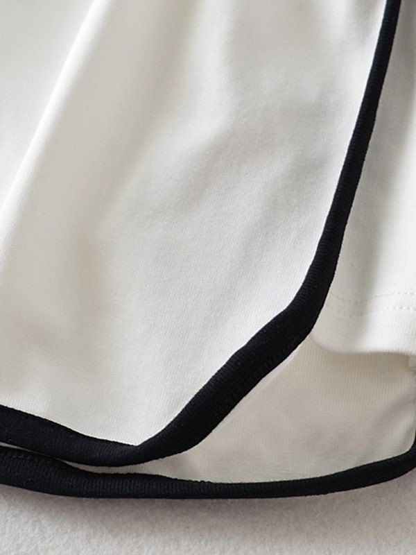 EMMIOL White Y2K Micro Dolphin Shorts