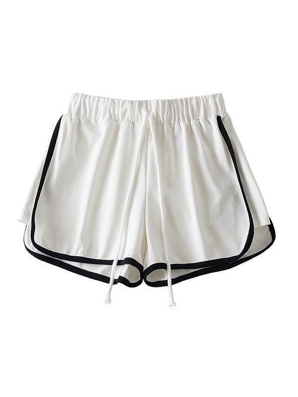EMMIOL White Y2K Micro Dolphin Shorts
