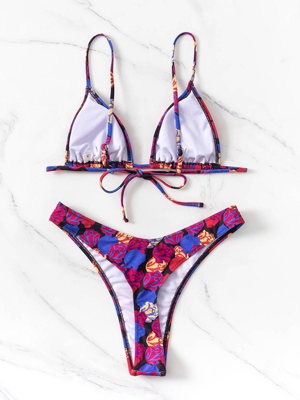 EMMIOL Floral Print Bikini Set