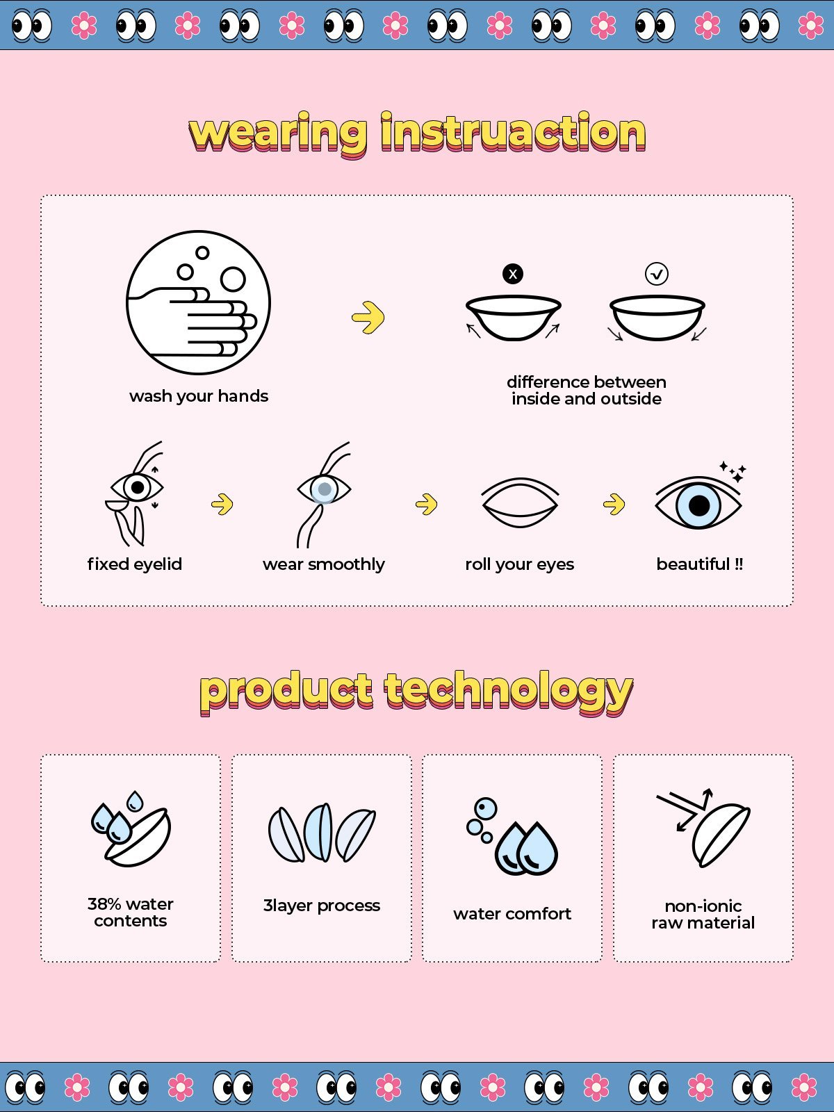 EMMIOL Eyemiol Blaze Lentes De Contacto De Color Púrpura 0.00/6 Meses