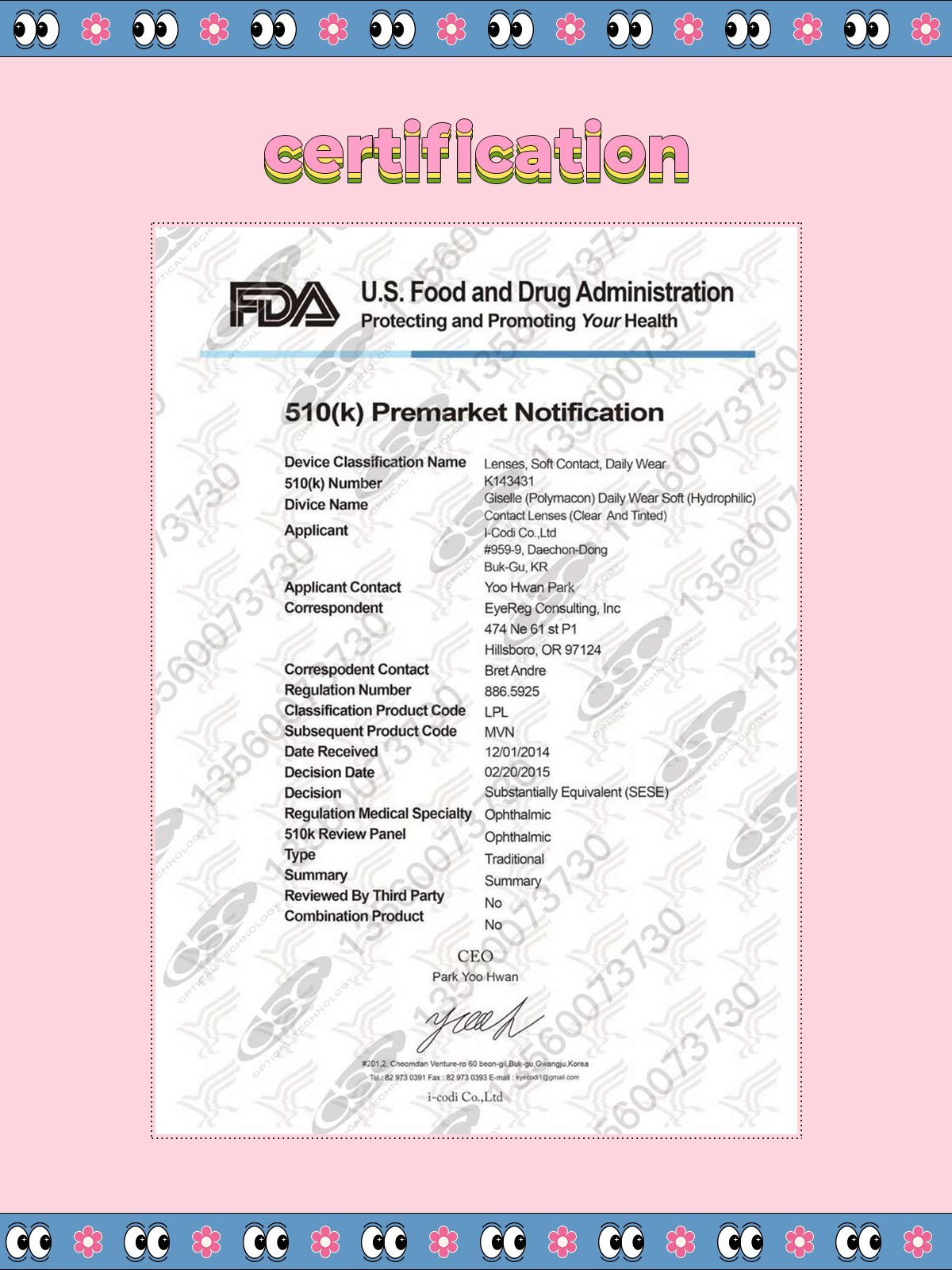 EMMIOL Eyemiol Blaze Lentes De Contacto De Color Púrpura 0.00/6 Meses