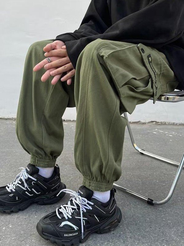 EMMIOL Men's Pocket Vintage Jogger Cargo Pants