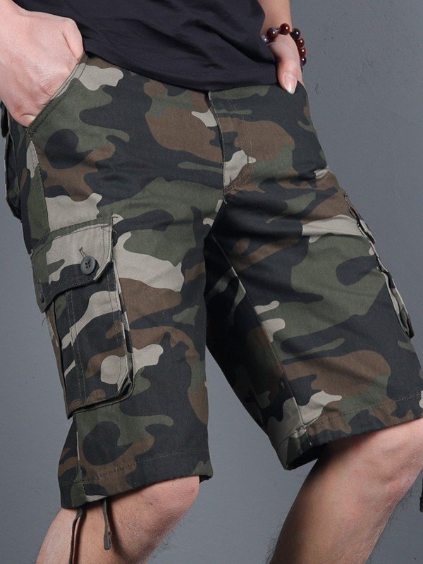 EMMIOL Men's Camo Cargo Shorts