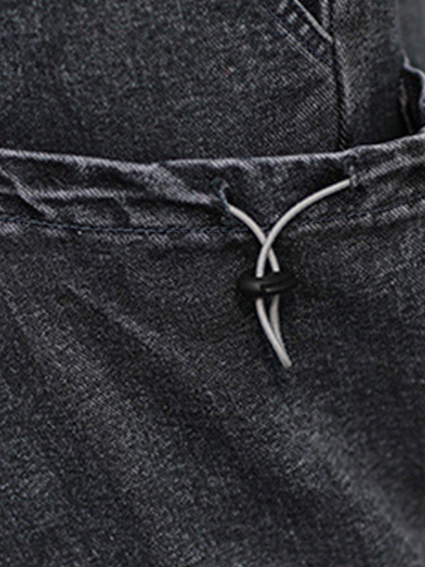 EMMIOL Men's Straight Leg Cargo Denim Shorts