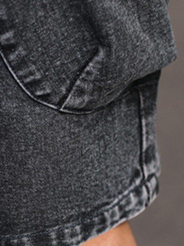 EMMIOL Men's Straight Leg Cargo Denim Shorts