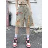 EMMIOL Vintage Baggy Ripped Denim Shorts