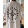 EMMIOL Men's Punk Cross Graphic Short Sleeve Tee