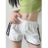 EMMIOL White Y2K Micro Dolphin Shorts
