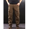EMMIOL Pantalones cargo utilitarios con múltiples bolsillos para hombre