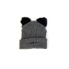 EMMIOL Gorro de punto con bordado de gato