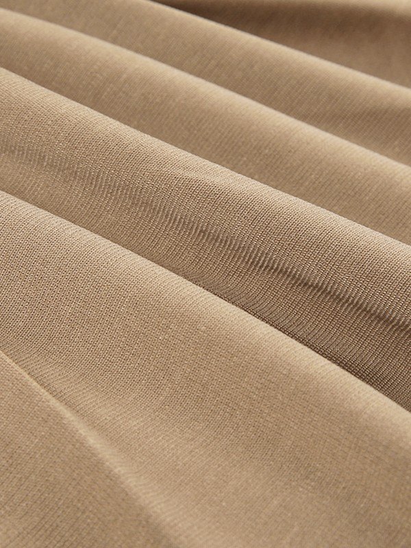 EMMIOL Brown Corset Design Mini Dress