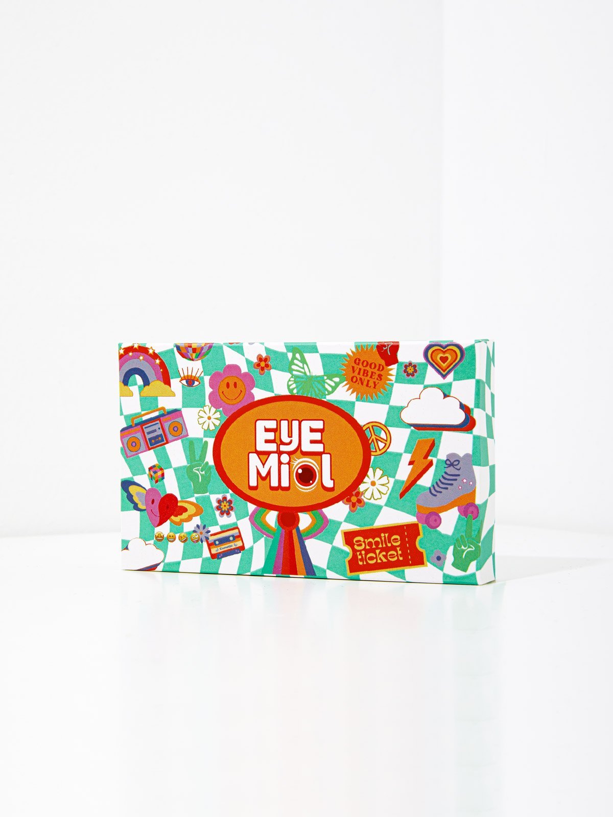 EMMIOL Eyemiol Lentes De Contacto De Color Azul Brumoso 0.00/6 Meses