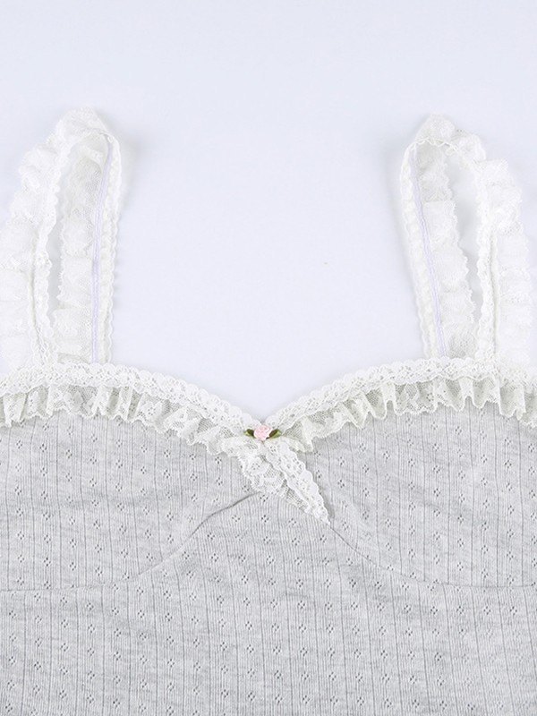 thumbnail image 2 of Comfortable Bralettes Pack Girls Cotton Training Bras 5-Pack - Lace Trim Cropped Camis For Teens Ages 10-15 Training Bra For Girls 10-12 2 of 14