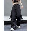 EMMIOL Utility Black Baggy Cargo Pants