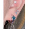 EMMIOL Aretes con dije de estrella azul