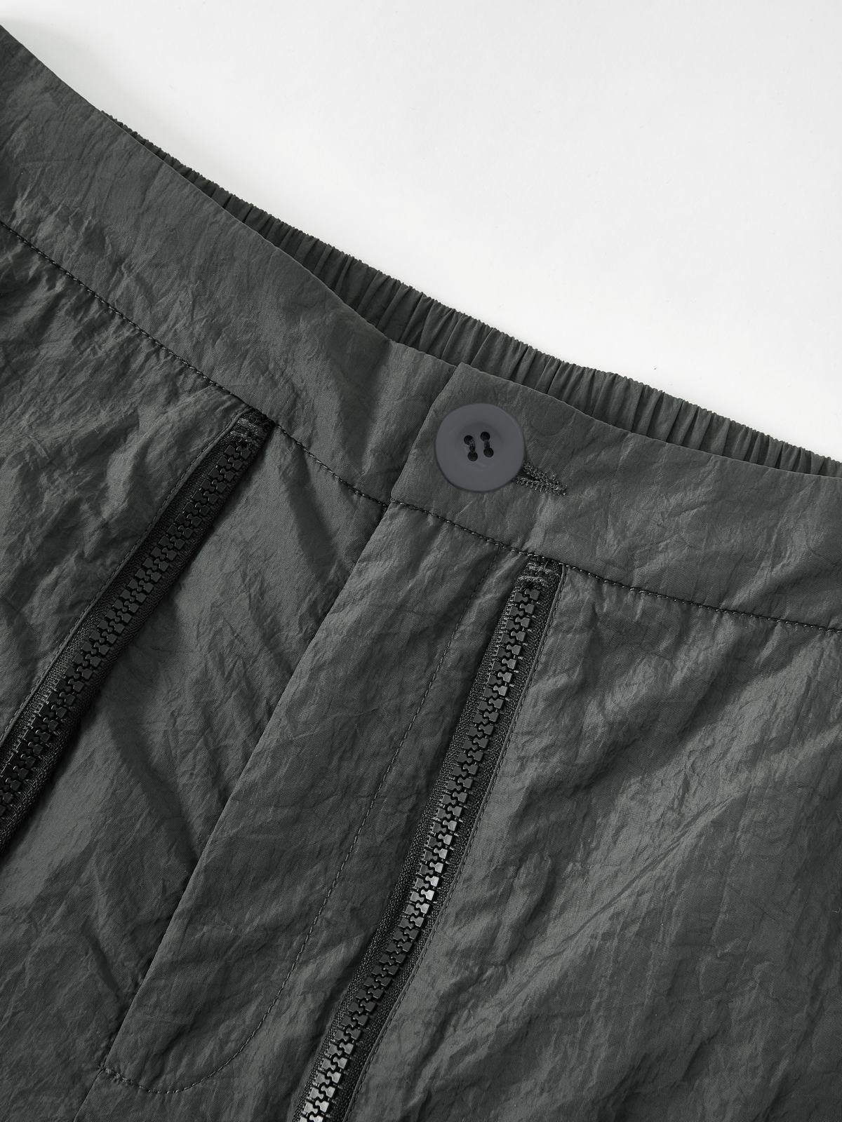 EMMIOL Zip Fly Straight Leg Cargo Pants