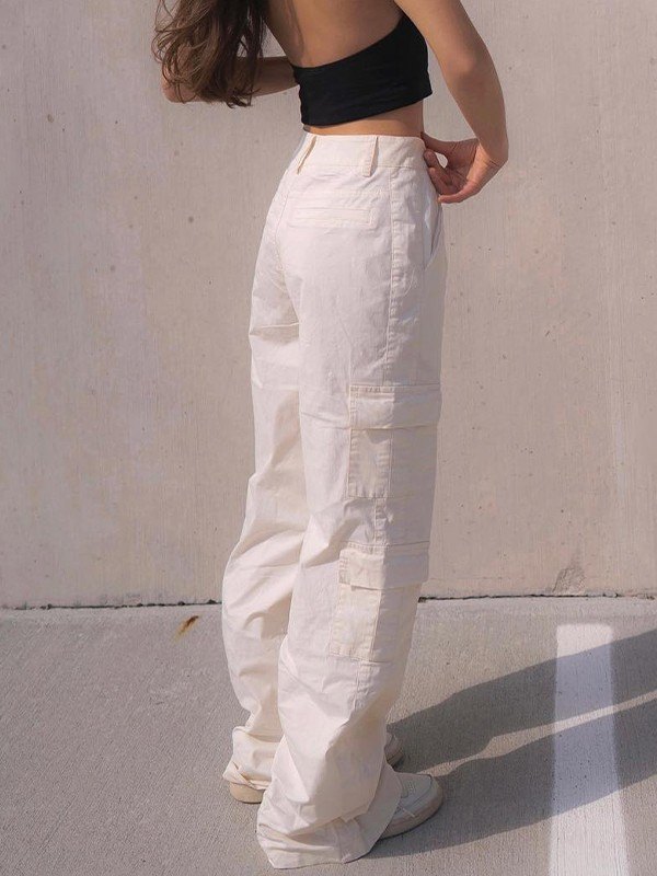 EMMIOL Pocket Detail Baggy Cargo Pants