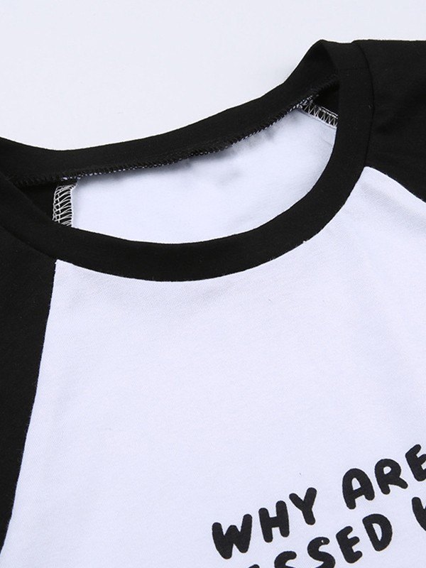 Emmiol Free shipping 2023 Raglan Sleeve Cropped Tank Top Black S in