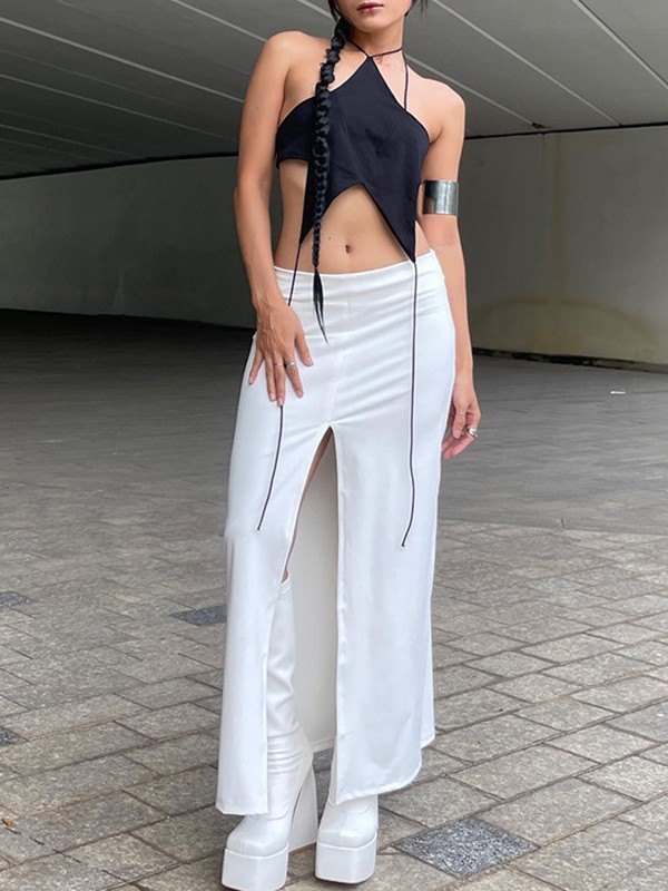 EMMIOL Top de tirantes halter con forma de estrella