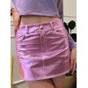 EMMIOL Patent Leather Mini Skirt