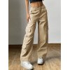 EMMIOL Pantalones cargo de pierna recta Y2K