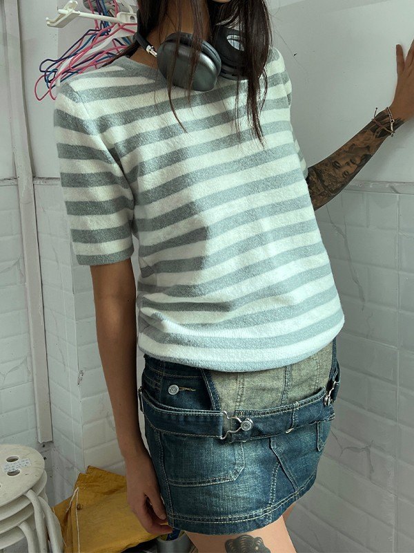 EMMIOL Vestido overol de mezclilla vintage