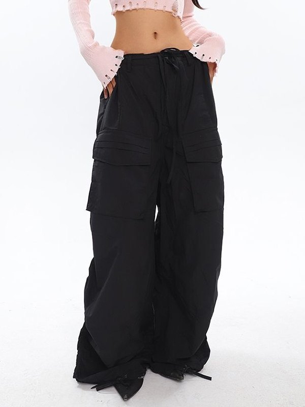 EMMIOL Ruched Y2K Baggy Cargo Pants
